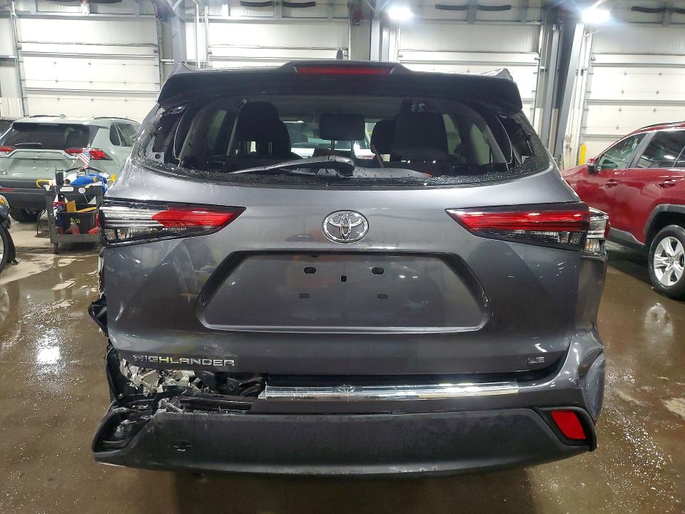2023 Toyota Highlander VIN 5TDKDRAH8PS502915 COPART salvage auction — REAR END, Mn - Cert Of Title-Salvage, sold $12,600 on 2026-07-02 (photo 6)