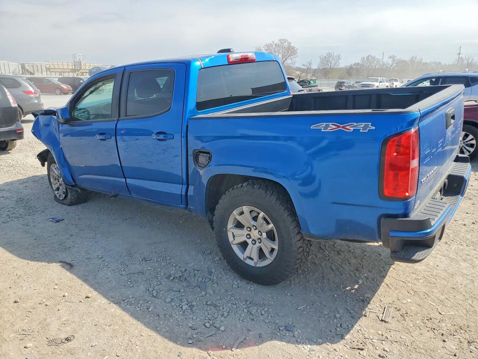 2021 Chevrolet VIN 1GCGTCEN5M1268747 COPART salvage auction — FRONT END, Mo - Salvage Certificate Of Title, sold $3,550 on 2026-07-09 (photo 2)