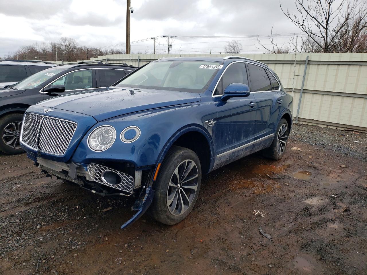 2017 Bentley Bentayga VIN SJAAC2ZVXHC014876 COPART salvage auction — Front End, NJ - CERT OF TITLE-SALVAGE (P), sold $17,700 on 2026-04-03 (photo 1)