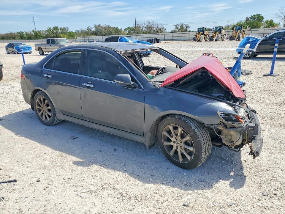 2007 Acura Tsx VIN JH4CL96807C019502 COPART salvage auction — FRONT END, Tx - Nonrepairable Title, sold $175 on 2026-07-02 (photo 4)