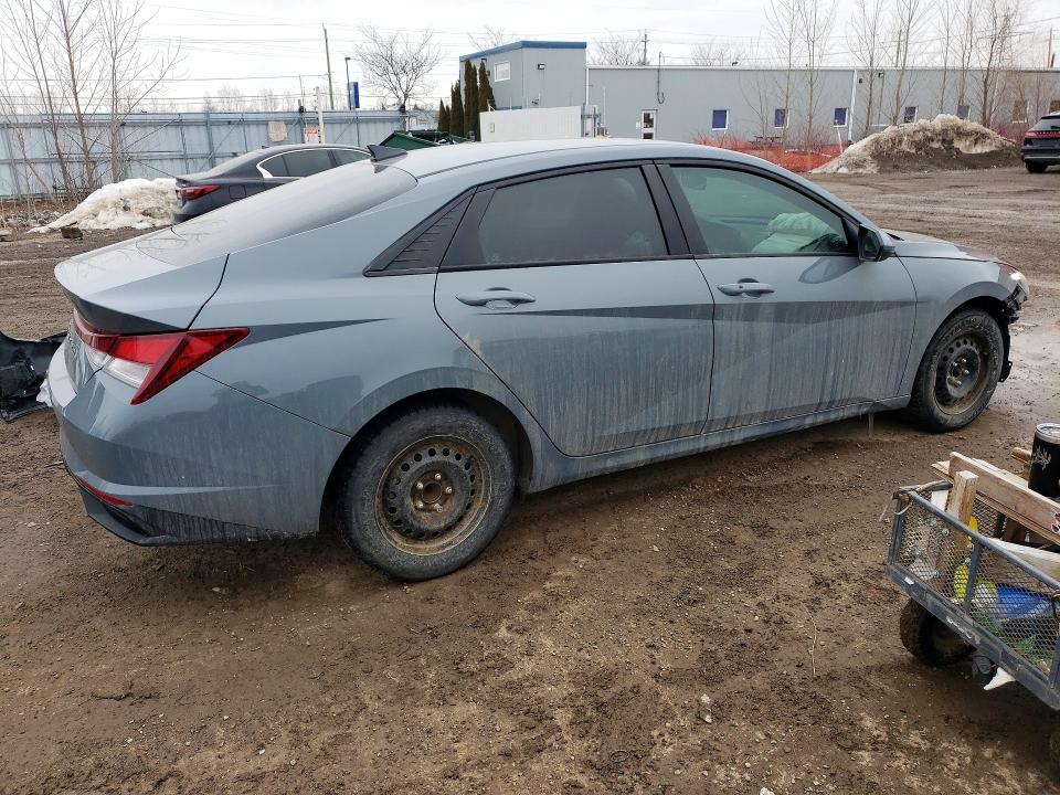 2022 Hyundai Elantra VIN KMHLM4AG7NU229694 COPART salvage auction — FRONT END, Salvage Title, sold $4,050 on 2026-07-14 (photo 3)