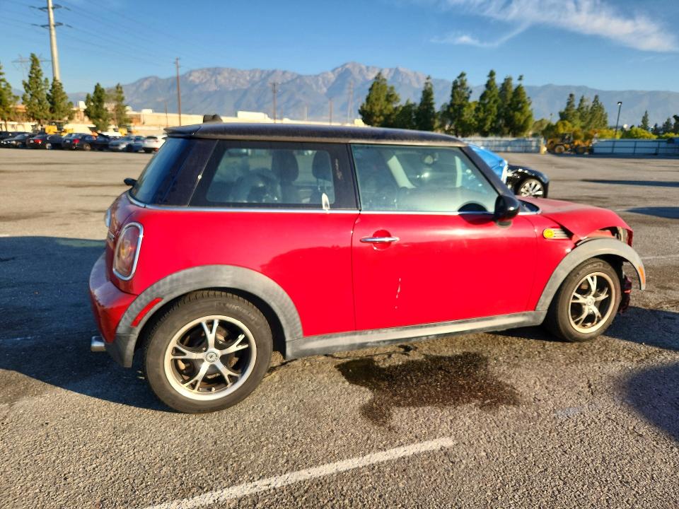 2010 Mini Cooper VIN WMWMF3C56ATZ61675 COPART salvage auction — FRONT END, Ca - Salvage Certificate, sold $875 on 2026-07-16 (photo 3)