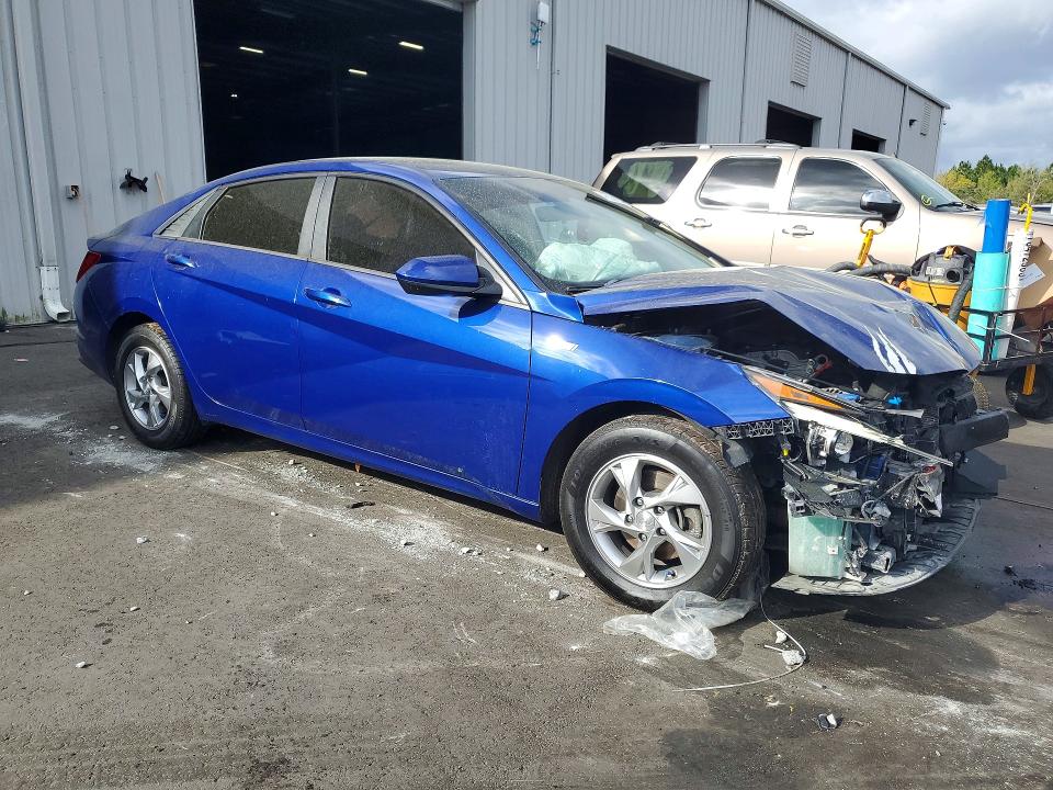 2021 Hyundai VIN 5NPLL4AG1MH036862 COPART salvage auction — FRONT END, Fl - Certificate Of Destruction, sold $2,150 on 2026-07-06 (photo 4)