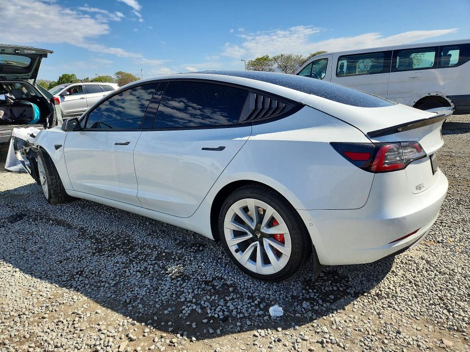 2021 Tesla Model 3 VIN 5YJ3E1EA6MF990830 COPART salvage auction — FRONT END, Ca - Salvage Certificate, sold $6,500 on 2026-07-14 (photo 2)