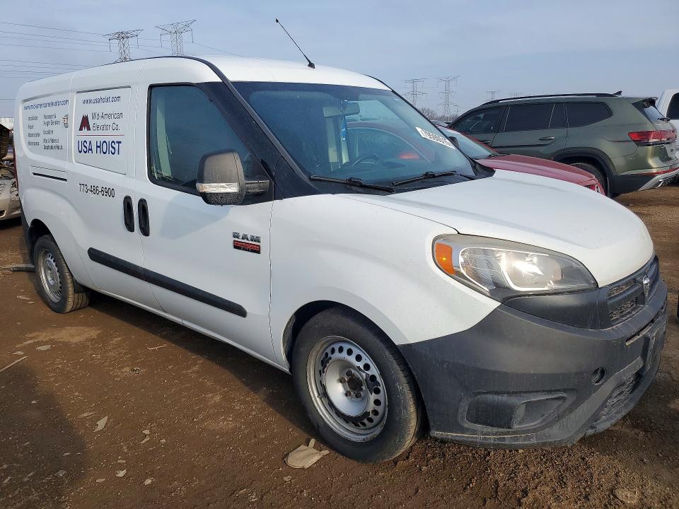 2017 Ram Promaster city VIN ZFBERFAB8H6F06950 COPART salvage auction — MINOR DENT/SCRATCHES, Il - Certificate Of Title, sold $1,500 on 2026-07-20 (photo 4)