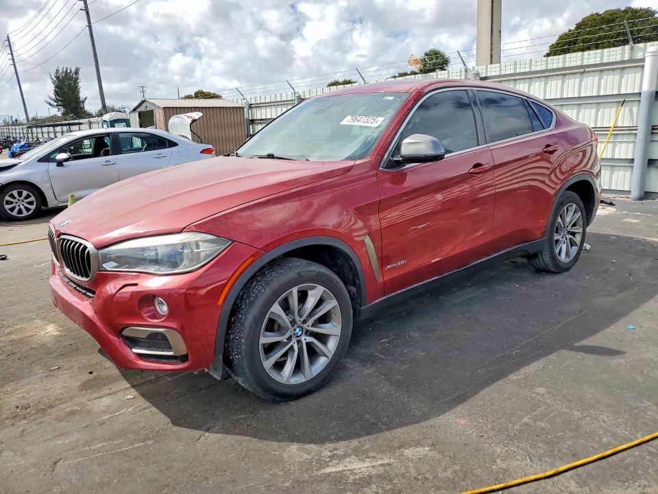 2017 BMW X6 VIN 5UXKU2C33H0X46953 COPART salvage auction — UNDERCARRIAGE, Salvage Title, sold $3,650 on 2026-07-20 (photo 1)