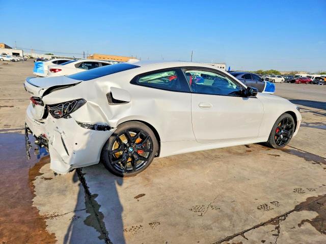 2025 BMW M440i VIN WBA83DA03SCT82734 COPART salvage auction — SIDE, Tx - Certificate Of Title, sold $25,500 on 2026-07-16 (photo 3)