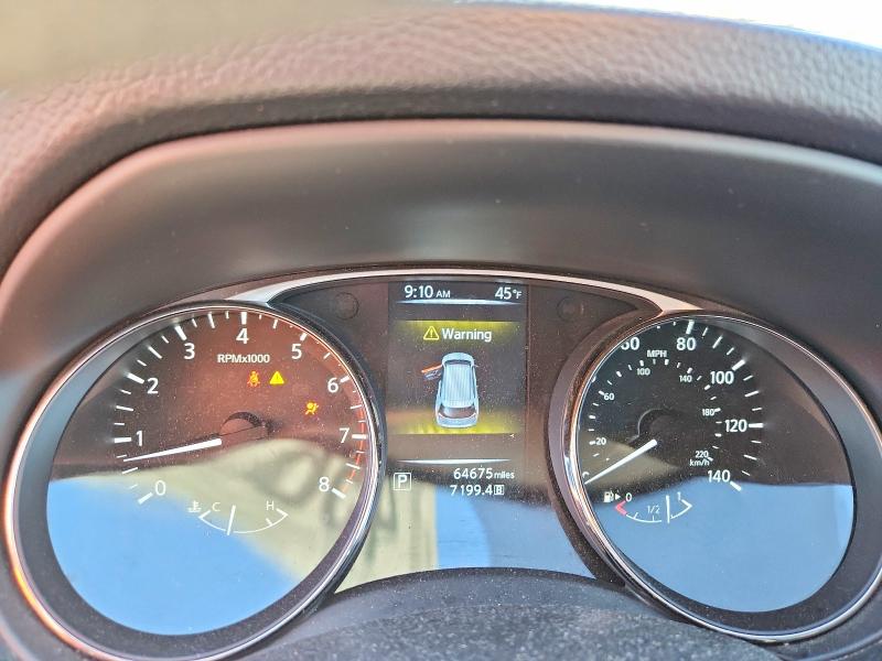 2016 Nissan Rogue VIN KNMAT2MVXGP712921 COPART salvage auction — FRONT END, Salvage Title, sold $500 on 2026-07-24 (photo 9)