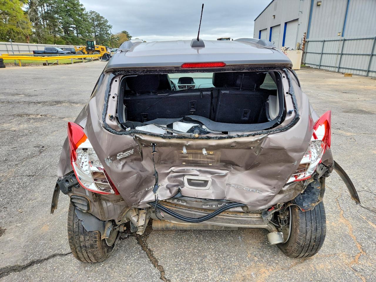 2015 Buick Encore VIN KL4CJASB2FB165568 COPART salvage auction — Rear End, AL - CERT OF TITLE-SALVAGE TITLE, sold $650 on 2026-09-09 (photo 6)