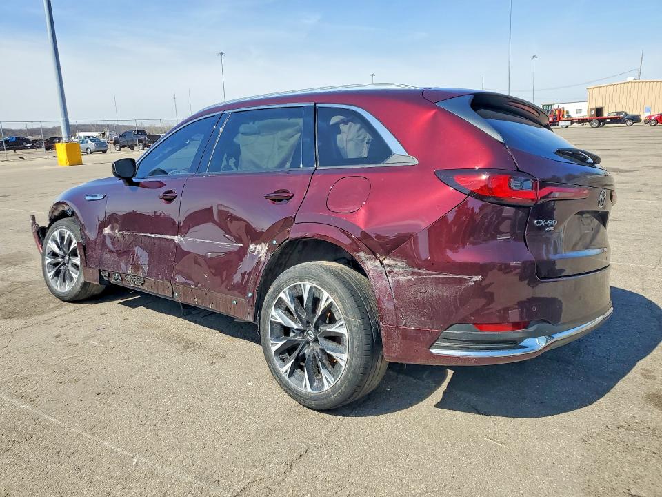 2024 Mazda Cx-90 VIN JM3KKEHCXR1166362 COPART salvage auction — ALL OVER, Oh - Cert Of Title-Salvage, sold $3,200 on 2026-07-08 (photo 2)