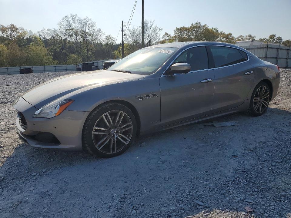2017 Maserati Quattroporte VIN ZAM56RPL5H1197077 COPART salvage auction — FRONT END, GA, sold $4,150 on 2026-08-06 (photo 1)