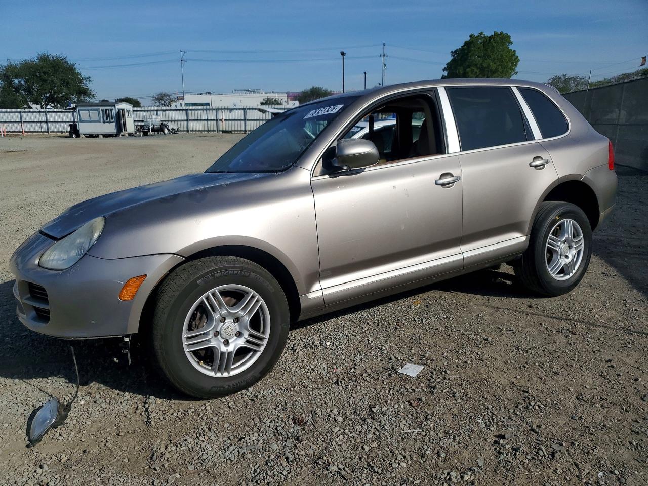 2005 Porsche Cayenne VIN WP1AA29P65LA23168 COPART salvage auction — Front End, CA - SALVAGE CERTIFICATE, sold $300 on 2026-07-10 (photo 1)
