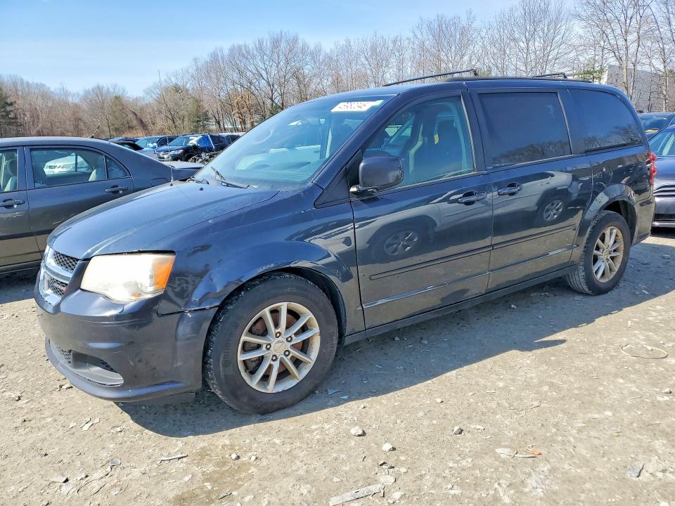 2014 Dodge Caravan VIN 2C4RDGCG6ER263331 COPART salvage auction — FRONT END, Ma - Certificate Of Title, sold $750 on 2026-07-23 (photo 1)