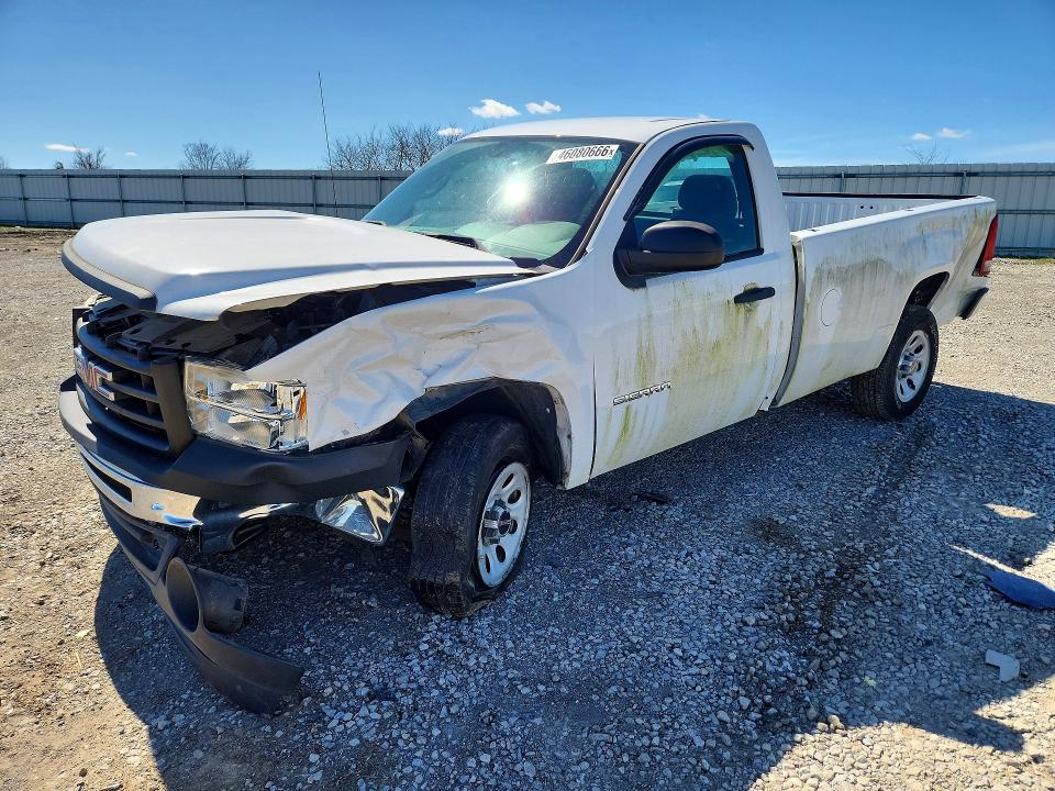 2013 Gmc SIERRA VIN 1GTN1TEX0DZ133739 COPART salvage auction — FRONT END, KY - CERT OF TITLE-SALVAGE, sold $950 on 2026-07-09 (photo 1)