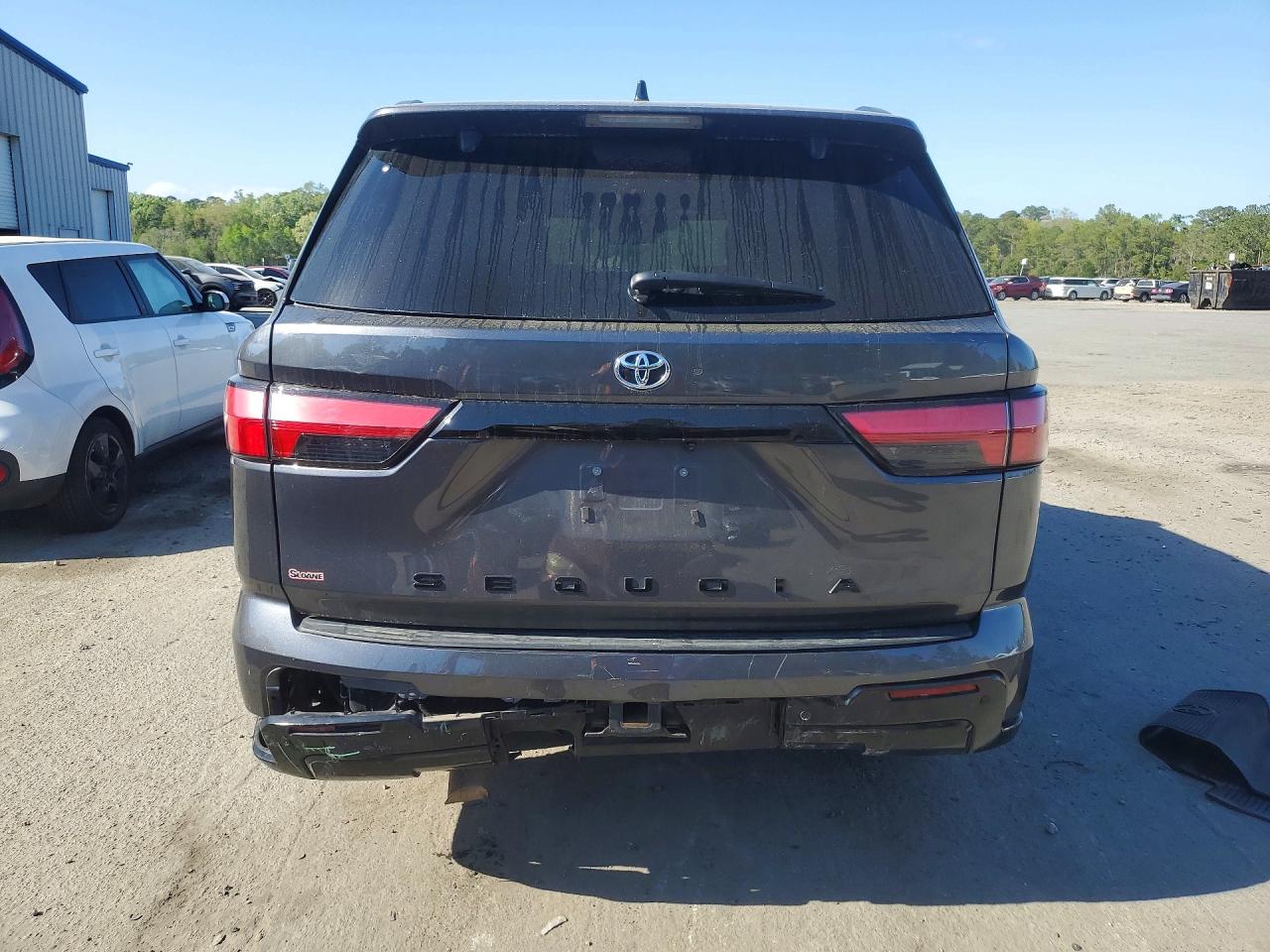 2023 Toyota Sequoia VIN 7SVAAABA9PX015102 COPART salvage auction — Front End, GA - CERT OF TITLE-SALVAGE, sold $28,750 on 2026-07-02 (photo 6)