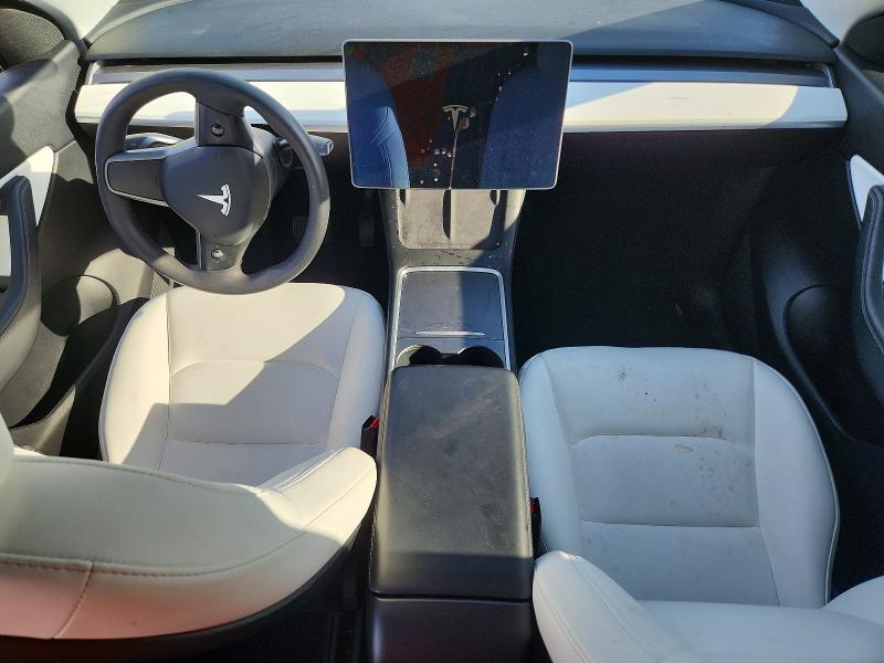 2021 Tesla Model y VIN 5YJYGDEE2MF158406 COPART salvage auction — FRONT END, CA, sold $5,200 on 2026-07-14 (photo 8)