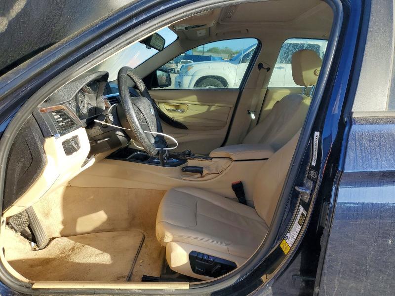 2013 BMW 3er VIN WBA3A5C59DF601339 COPART salvage auction — REAR END, Tx - Salvage Vehicle Title, sold $775 on 2026-07-13 (photo 7)