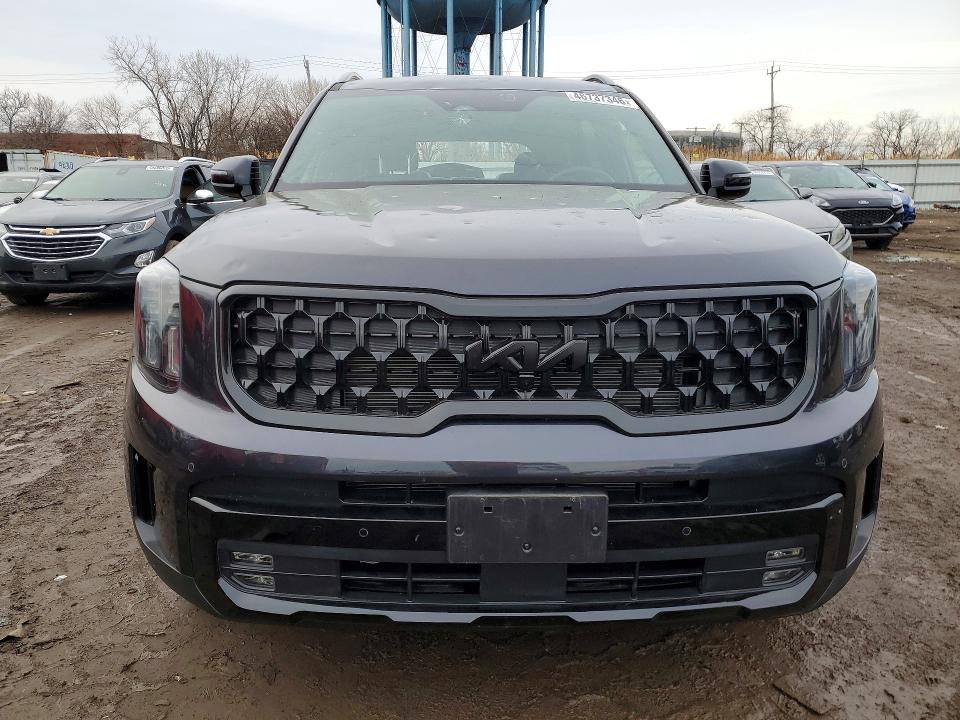 2025 Kia Telluride VIN 5XYP5DGC7SG615925 COPART salvage auction — HAIL, Wv - Salvage Certificate, sold $1,500 on 2026-07-27 (photo 5)