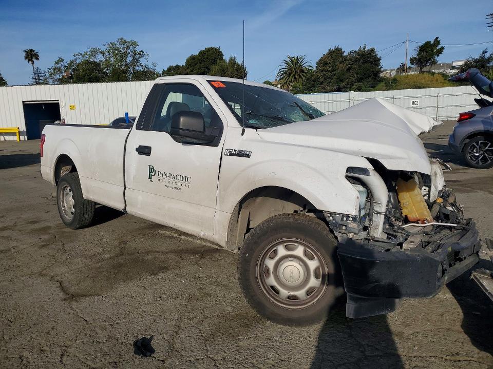 2018 Ford F-150 VIN 1FTMF1CP1JKE51409 COPART salvage auction — FRONT END, Ca - Salvage Certificate, sold $2,400 on 2026-07-02 (photo 4)