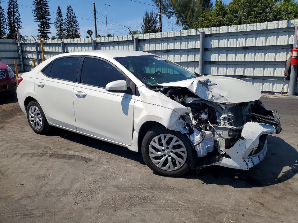 2017 Toyota Corolla VIN 5YFBURHE5HP704181 COPART salvage auction — FRONT END, FL - CERT OF TITLE SLVG REBUILDABLE, sold $2,550 on 2026-07-20 (photo 4)