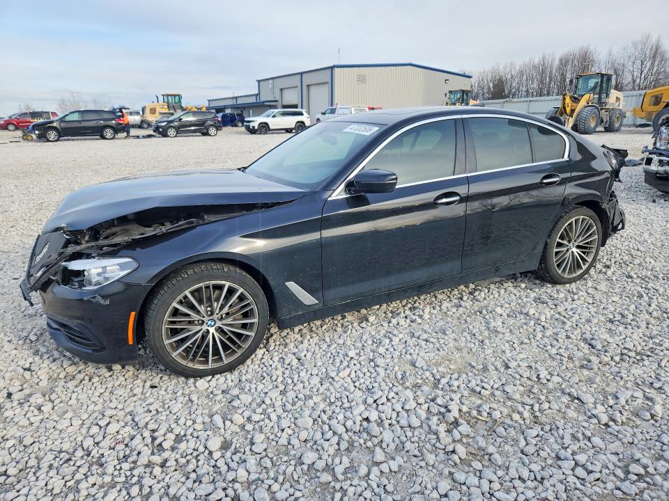 2018 BMW 5er VIN WBAJA7C56JWA71204 COPART salvage auction — FRONT END, Mi - Cert Of Title-Salvage Vehicle, sold $4,550 on 2026-07-02 (photo 1)