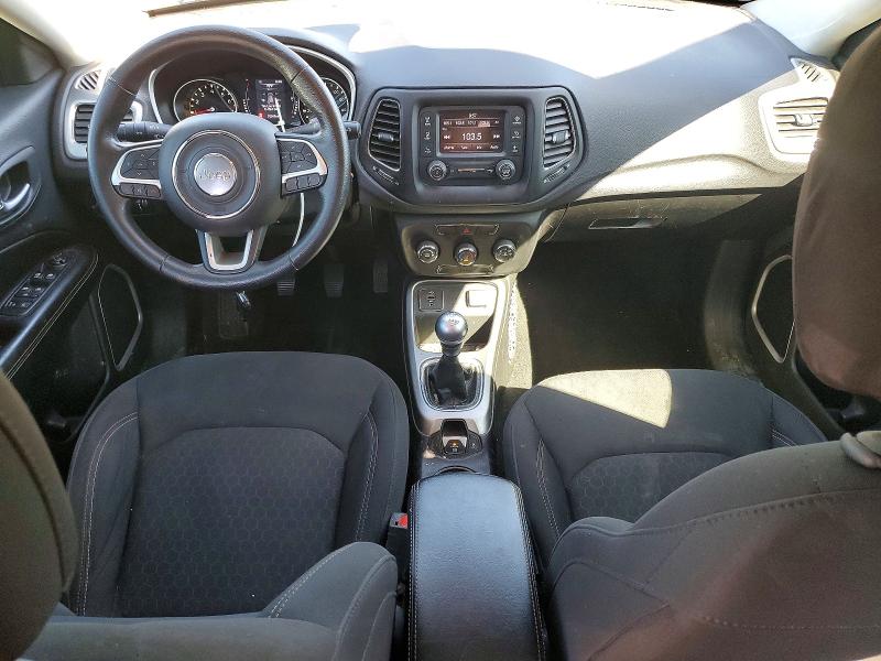 2017 Jeep Compass VIN 3C4NJCAB4HT661288 COPART salvage auction — MINOR DENT/SCRATCHES, Wv - Certificate Of Title, sold $4,600 on 2026-07-02 (photo 8)