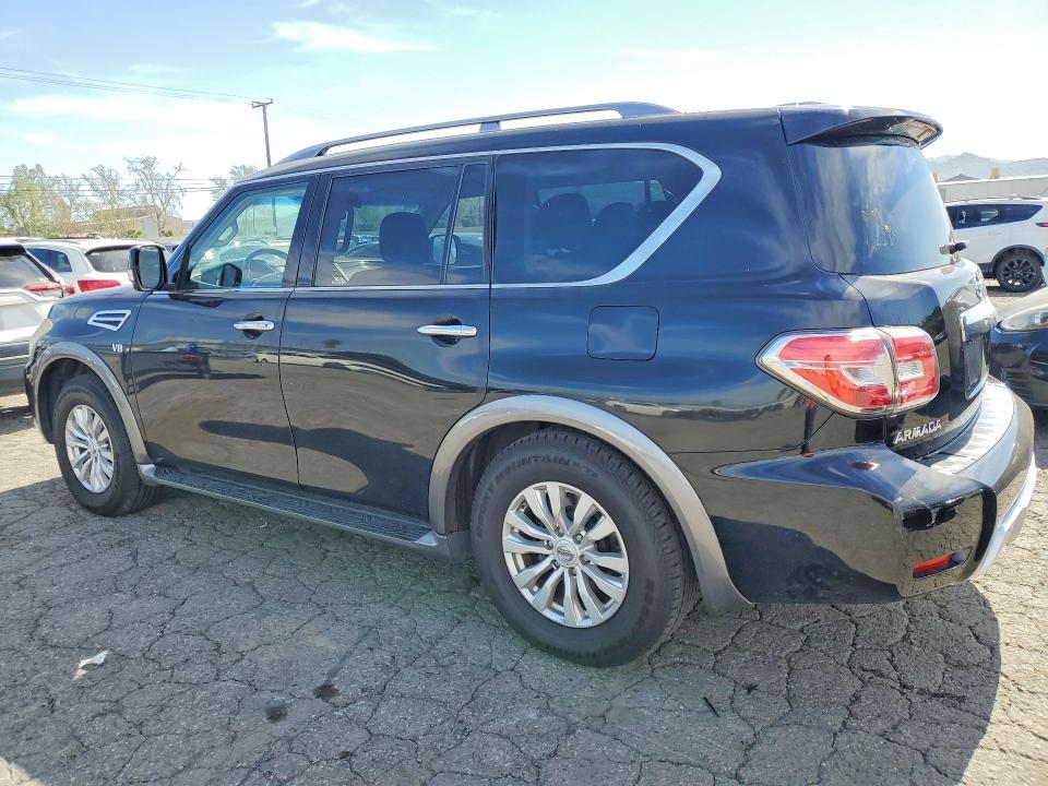 2017 Nissan Armada VIN JN8AY2NDXH9002919 COPART salvage auction — MINOR DENT/SCRATCHES, Ca - Dis/Dlr/Exp Only Clean Title (P), sold $4,950 on 2026-07-20 (photo 2)