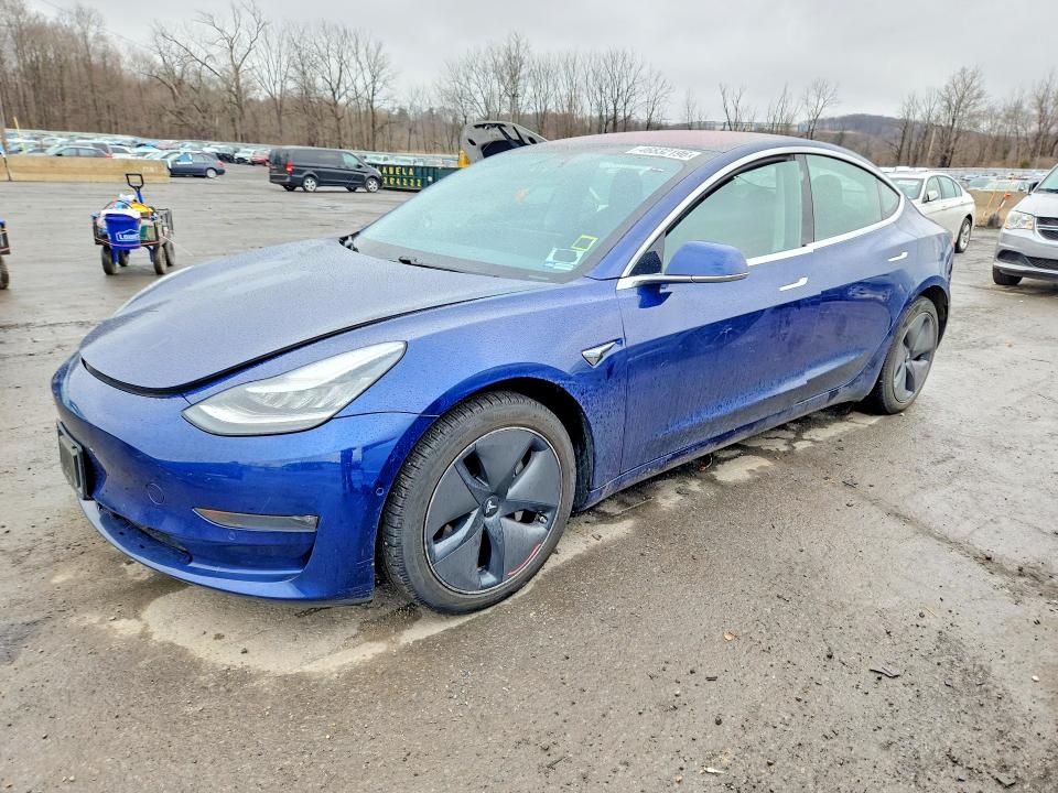 2018 Tesla Model 3 VIN 5YJ3E1EB7JF064912 COPART salvage auction — REAR END, Id - Salvage Certificate Of Title, sold $6,700 on 2026-07-02 (photo 1)