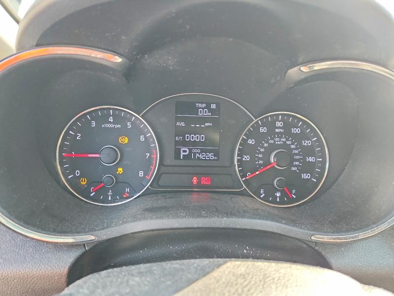 2016 Kia Forte VIN KNAFK4A63G5507869 COPART salvage auction — REAR END, Tx - Salvage Vehicle Title, sold $600 on 2026-07-13 (photo 9)