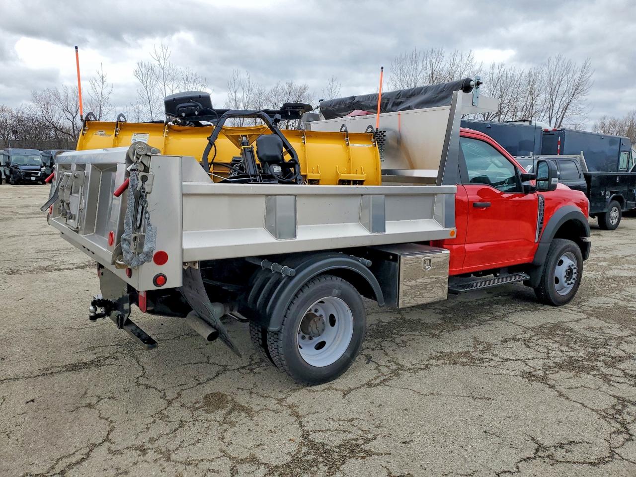 2024 Ford F-550 Super Duty VIN 1FDUF5HN8RDA25596 COPART salvage auction — Front End, MA - CERT OF TITLE-SALVAGE (P), sold $13,000 on 2026-07-07 (photo 3)