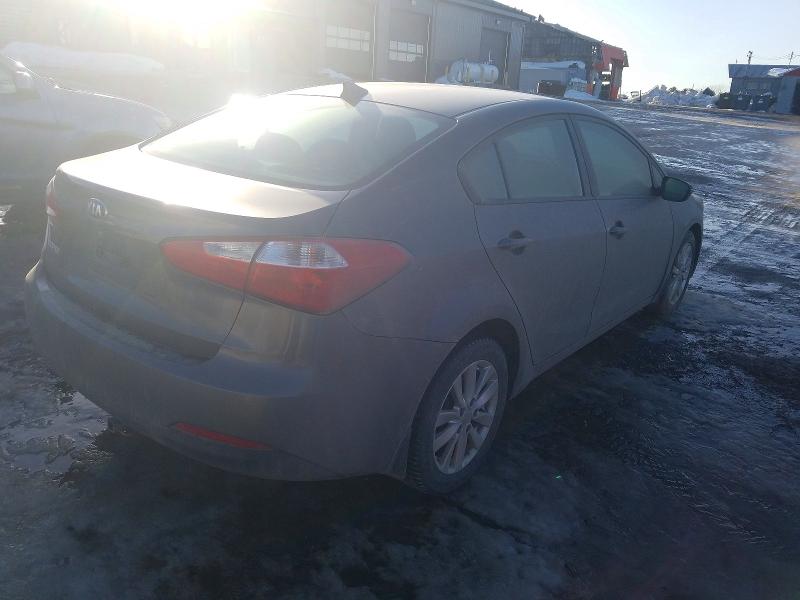 2014 Kia Forte VIN KNAFX4A65E5126295 COPART salvage auction — FRONT END, Qc - Gravement Accidente, sold $1,450 on 2026-07-07 (photo 3)