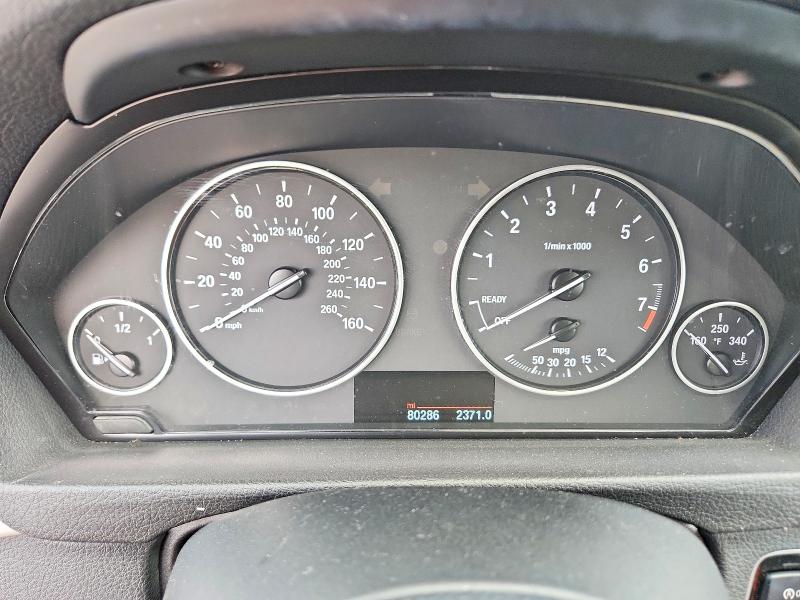 2015 BMW 3er VIN WBA3B1C54FK138624 COPART salvage auction — FRONT END, NC - SALVAGE CERTIFICATE OF TITLE, sold $2,150 on 2026-07-30 (photo 9)