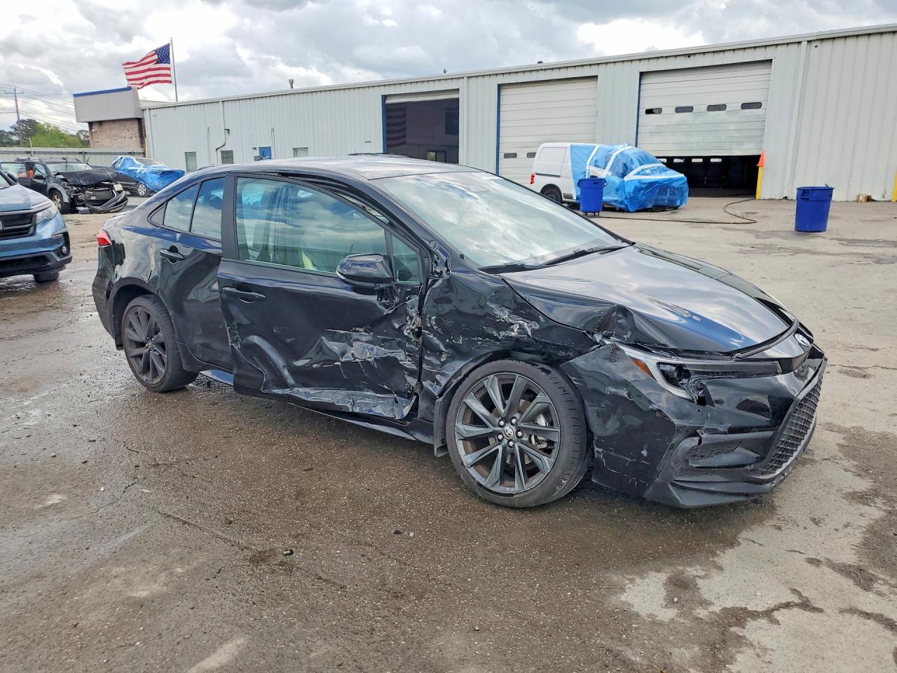 2025 Toyota Corolla VIN 5YFS4MCE1SP244258 COPART salvage auction — Side, AL - CERT OF TITLE-SALVAGE TITLE, sold $4,900 on 2026-07-09 (photo 4)