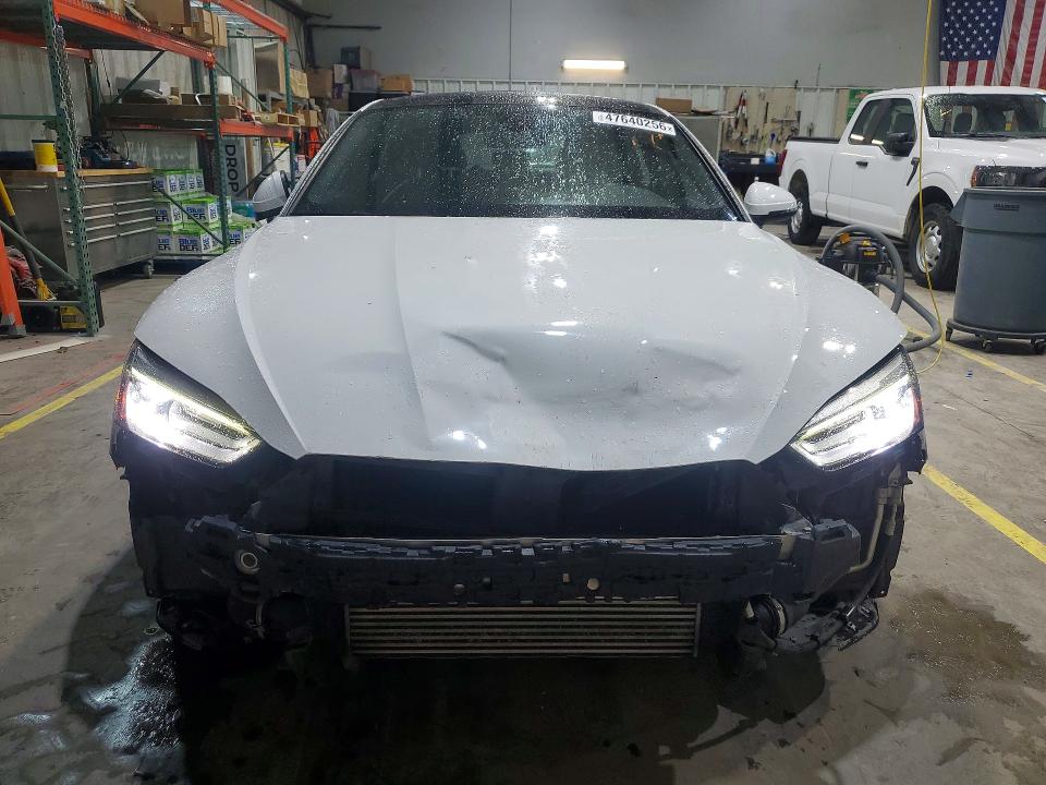 2018 Audi A5 VIN WAUDNCF53JA130225 COPART salvage auction — FRONT END, Mo - Salvage Certificate Of Title, sold $7,600 on 2026-07-28 (photo 5)
