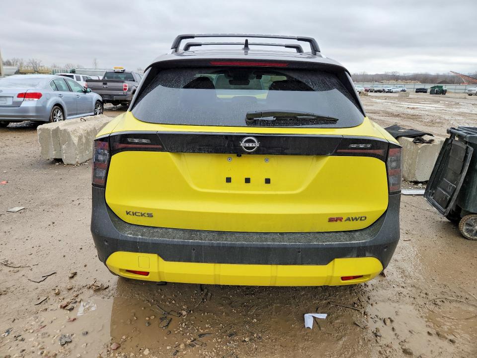 2025 Nissan Kicks VIN 3N8AP6DD5SL347110 COPART salvage auction — FRONT END, Ks - Cert Of Title-Salvage, sold $4,600 on 2026-07-09 (photo 6)
