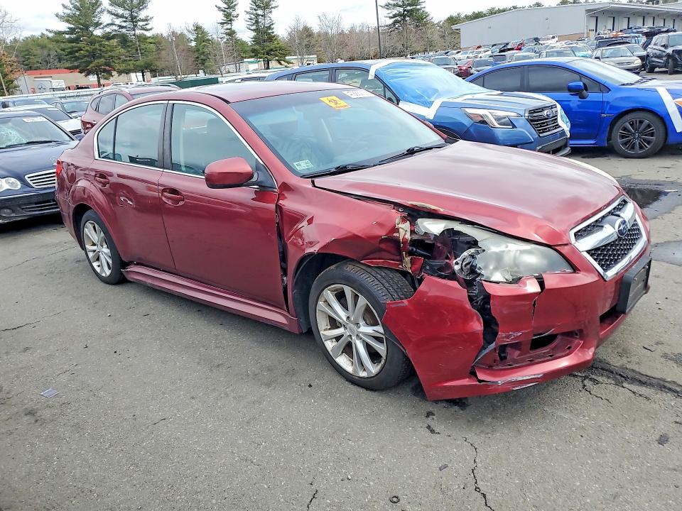 2013 Subaru LEGACY VIN 4S3BMBG66D3045130 COPART salvage auction — FRONT END, Wv - Salvage Certificate, sold $725 on 2026-07-02 (photo 4)
