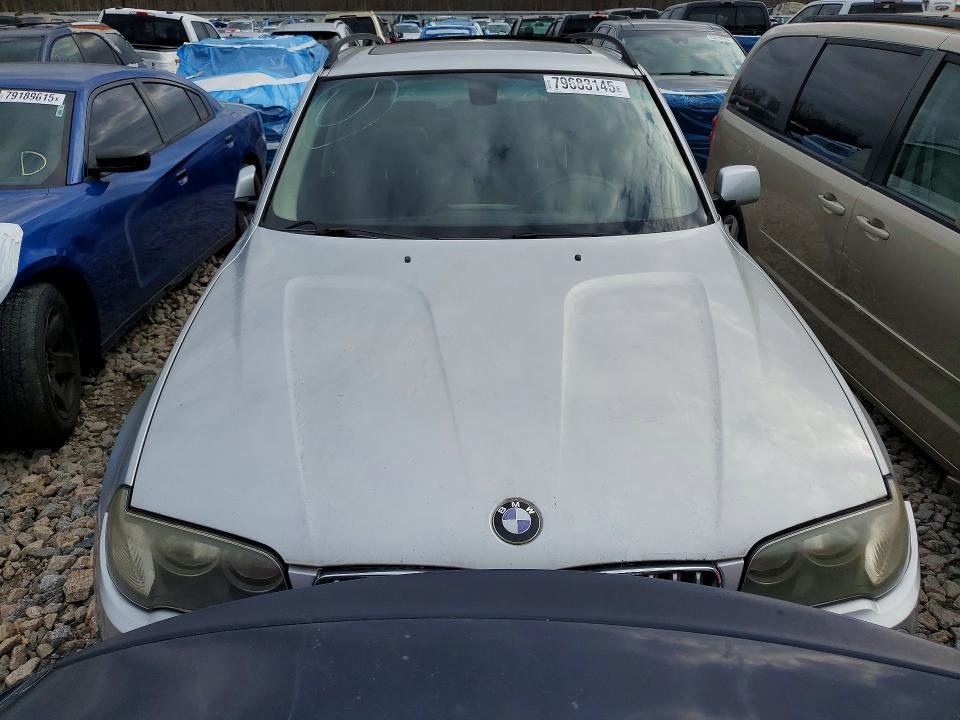 2009 BMW X3 VIN WBXPC93479WJ28905 COPART salvage auction — ROOF, Id - Salvage Certificate Of Title, sold $350 on 2026-07-02 (photo 5)
