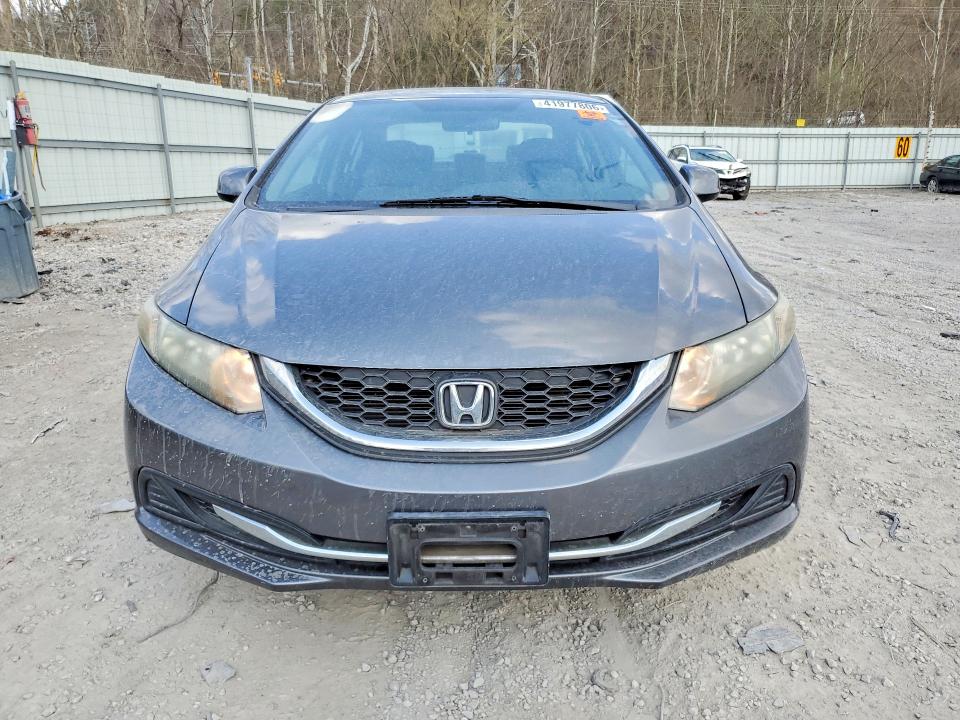 2013 Honda Civic VIN 19XFB2F53DE004138 COPART salvage auction — REAR END, Oh - Cert Of Title-Salvage, sold $1,350 on 2026-07-02 (photo 5)
