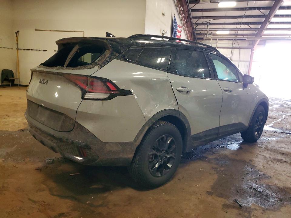 2025 Kia Sportage VIN 5XYK7CDF3SG271104 COPART salvage auction — REAR END, Mi - Cert Of Title-Salvage Vehicle, sold $13,100 on 2026-07-17 (photo 3)