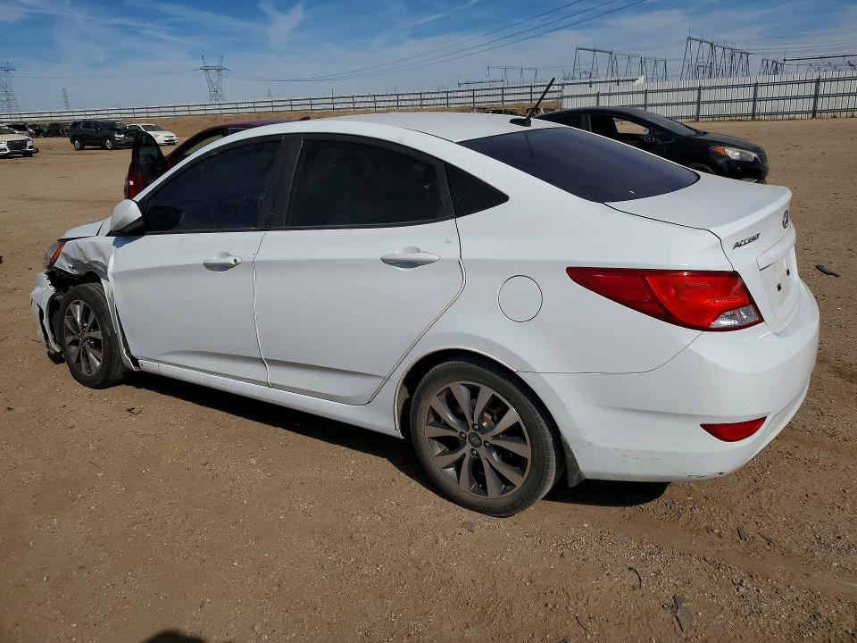 2017 Hyundai Accent VIN KMHCT4AE7HU343166 COPART salvage auction — FRONT END, Salvage Title, sold $1,100 on 2026-07-20 (photo 2)