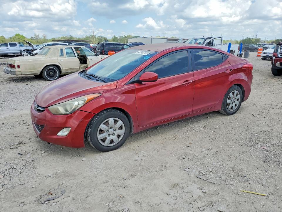 2012 Hyundai Elantra VIN KMHDH4AE5CU267705 COPART salvage auction — SIDE, TX, sold $750 on 2026-07-09 (photo 1)