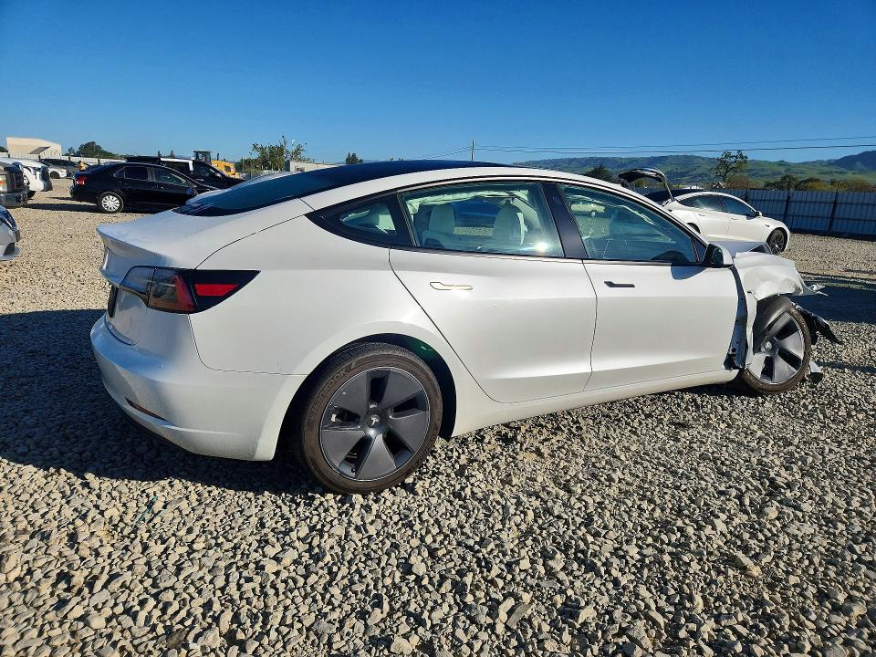 2023 Tesla Model 3 VIN 5YJ3E1EA7PF581305 COPART salvage auction — FRONT END, Salvage Title, sold $5,100 on 2026-07-16 (photo 3)