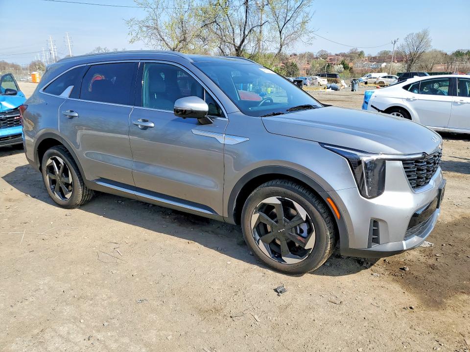 2025 Kia Sorento hybrid VIN KNDRKDJG5S5288270 COPART salvage auction — FRONT END, Md - Cert Of Salvage > 75% Damage, sold $6,200 on 2026-07-28 (photo 4)