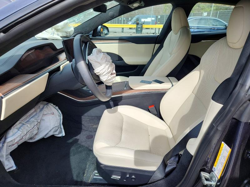 2023 Tesla Model s VIN 5YJSA1E52PF530014 COPART salvage auction — FRONT END, Md - Cert Of Salvage > 75% Damage, sold $17,700 on 2026-07-24 (photo 7)