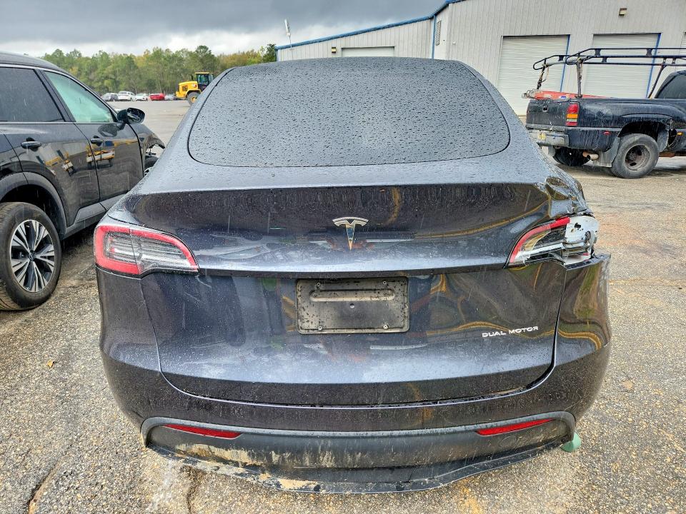 2025 Tesla Model y VIN 7SAYGDEE3SA361432 COPART salvage auction — FRONT END, Va - Cert Of Title - Salvage, sold $225 on 2026-07-28 (photo 6)