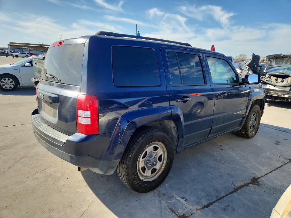 2017 Jeep Liberty (patriot) VIN 1C4NJPBB2HD102379 COPART salvage auction — MECHANICAL, Tx - Certificate Of Title, sold $700 on 2026-07-09 (photo 3)