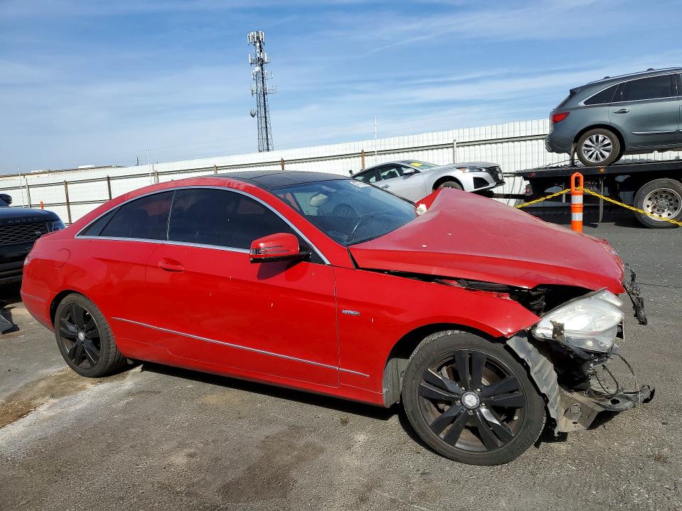 2012 Mercedes-benz E-class VIN WDDKJ5KB8CF154626 COPART salvage auction — FRONT END, CA - SALVAGE CERTIFICATE, sold $250 on 2026-08-06 (photo 4)