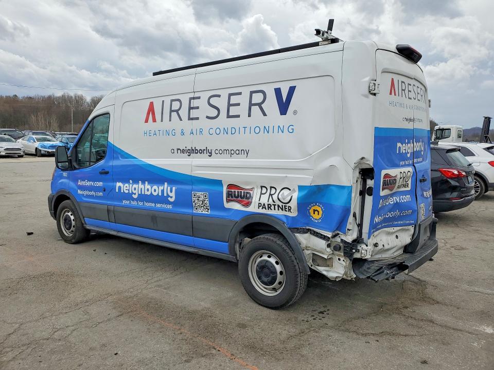 2024 Ford Transit VIN 1FTBR1C82RKA46548 COPART salvage auction — REAR END, KY - CERT OF TITLE-SALVAGE, sold $11,600 on 2026-07-29 (photo 2)