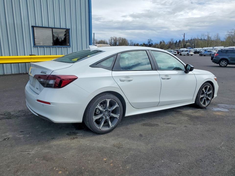 2025 Honda Civic VIN 2HGFE4F88SH355109 COPART salvage auction — FRONT END, Or - Salvage Title Certificate, sold $10,400 on 2026-07-29 (photo 3)