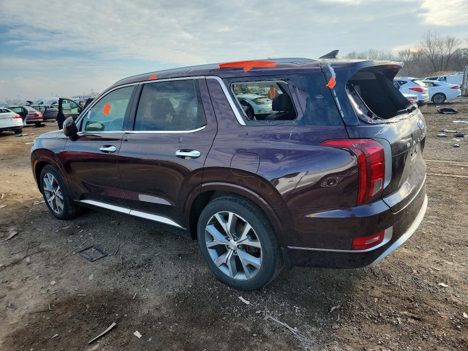 2021 Hyundai Palisade VIN KM8R5DHEXMU208140 COPART salvage auction — HAIL, Il - Salvage Certificate, sold $8,300 on 2026-07-13 (photo 2)